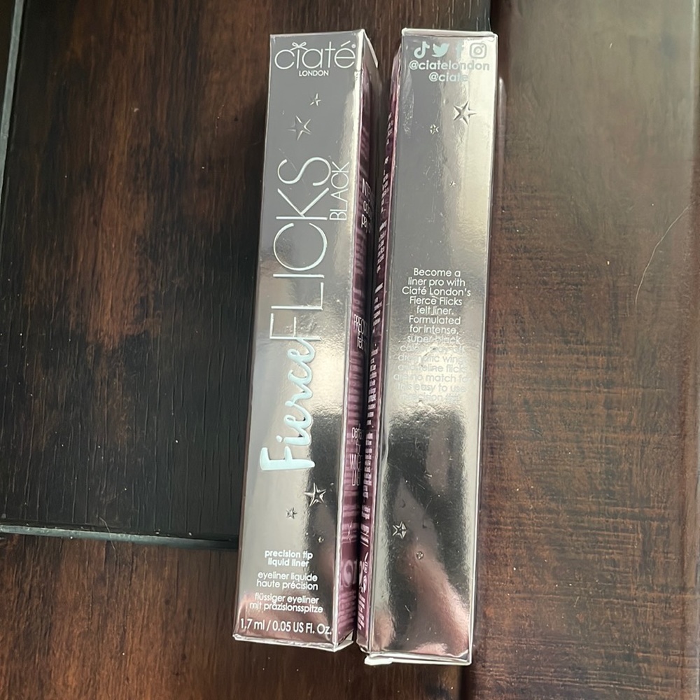 Ciaté fierce flicks, precision tip, liquid eyeliner in black